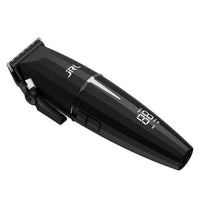 JRL Onyx cordless hair clipper shown from the side, featuring the adjustable taper lever and fade blade