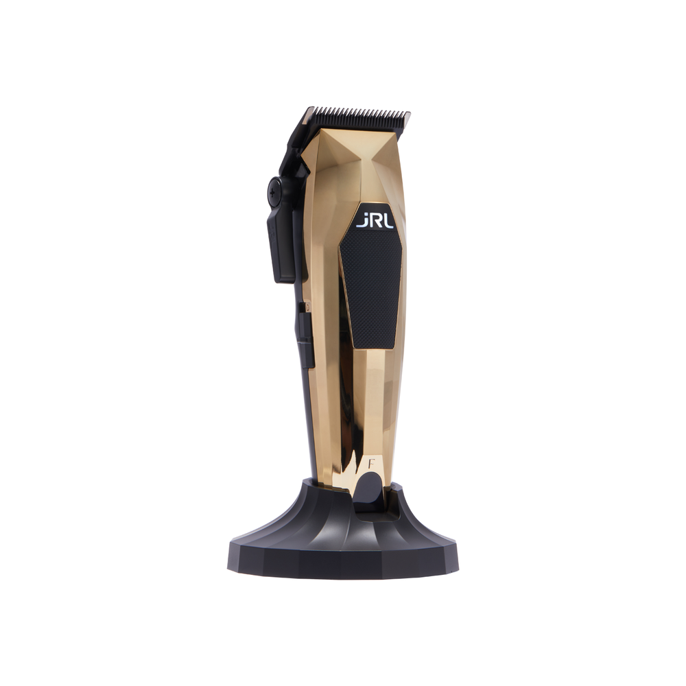 JRL 3000C Gold Limited Edition compact cordless clipper with fade blade, view 2