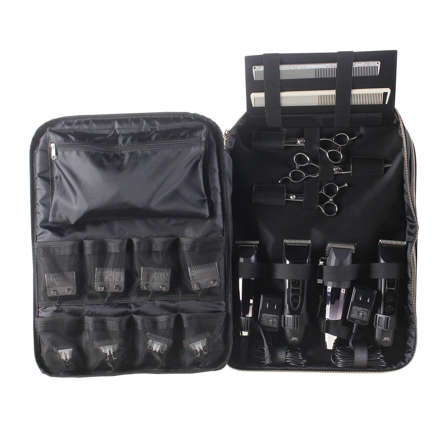 JRL Large Premium Backpack – Travel Storage for Barber Tools – JRLUSA